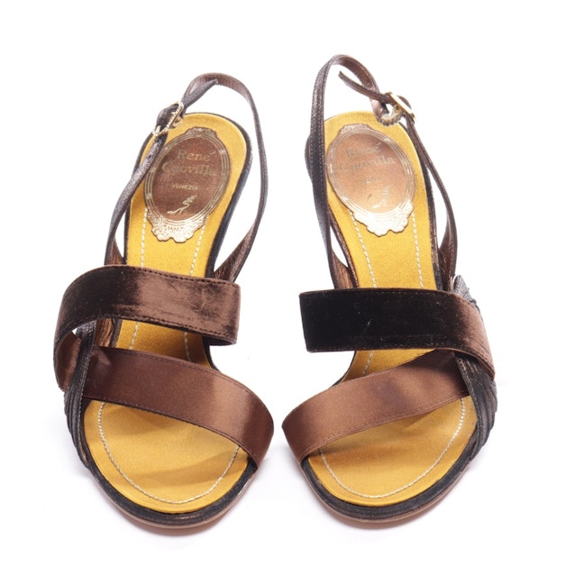 Heeled Sandals EUR 35 Brown | Vite EnVogue