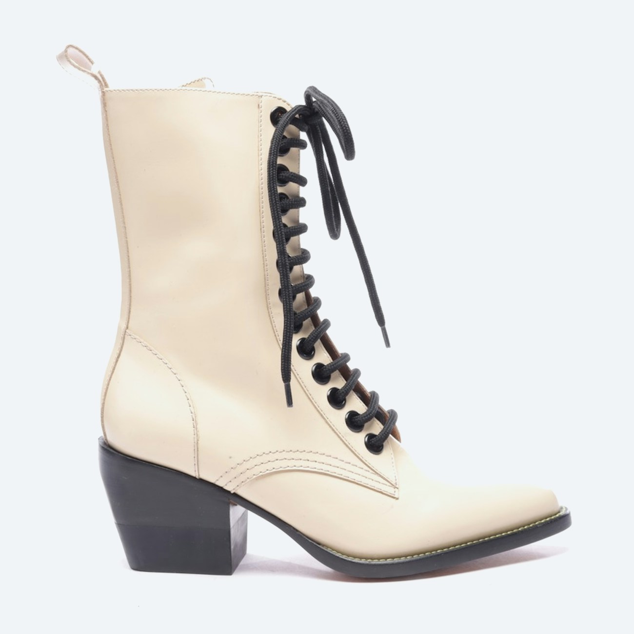 Image 1 of Ankle Boots EUR 35.5 Cream in color White | Vite EnVogue