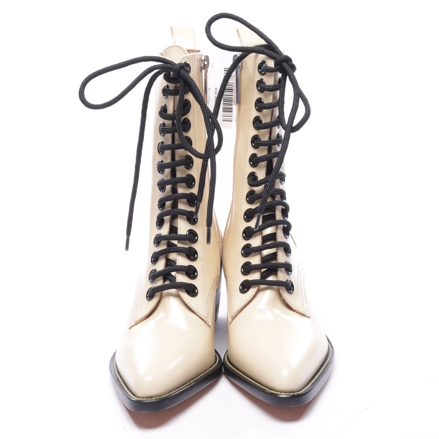 Image 2 of Ankle Boots EUR 35.5 Cream in color White | Vite EnVogue