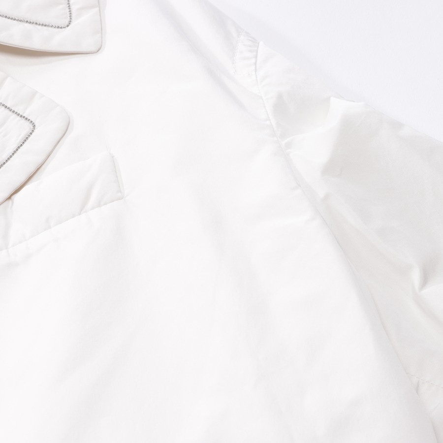 Image 4 of Between-seasons Jacket 40 Cream in color White | Vite EnVogue