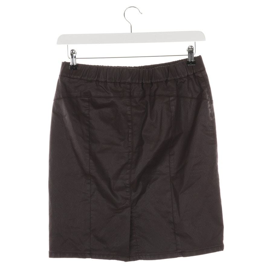 Image 2 of Skirt 40 Dark brown in color Brown | Vite EnVogue