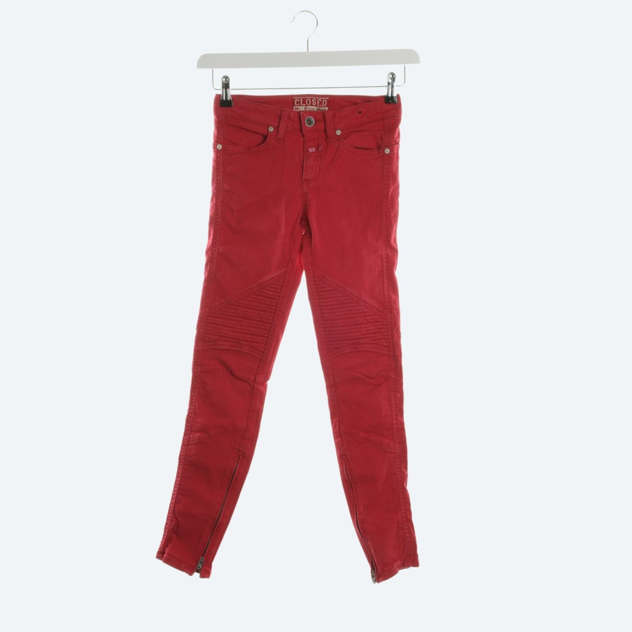Image 1 of Skinny Jeans W25 Red in color Red | Vite EnVogue