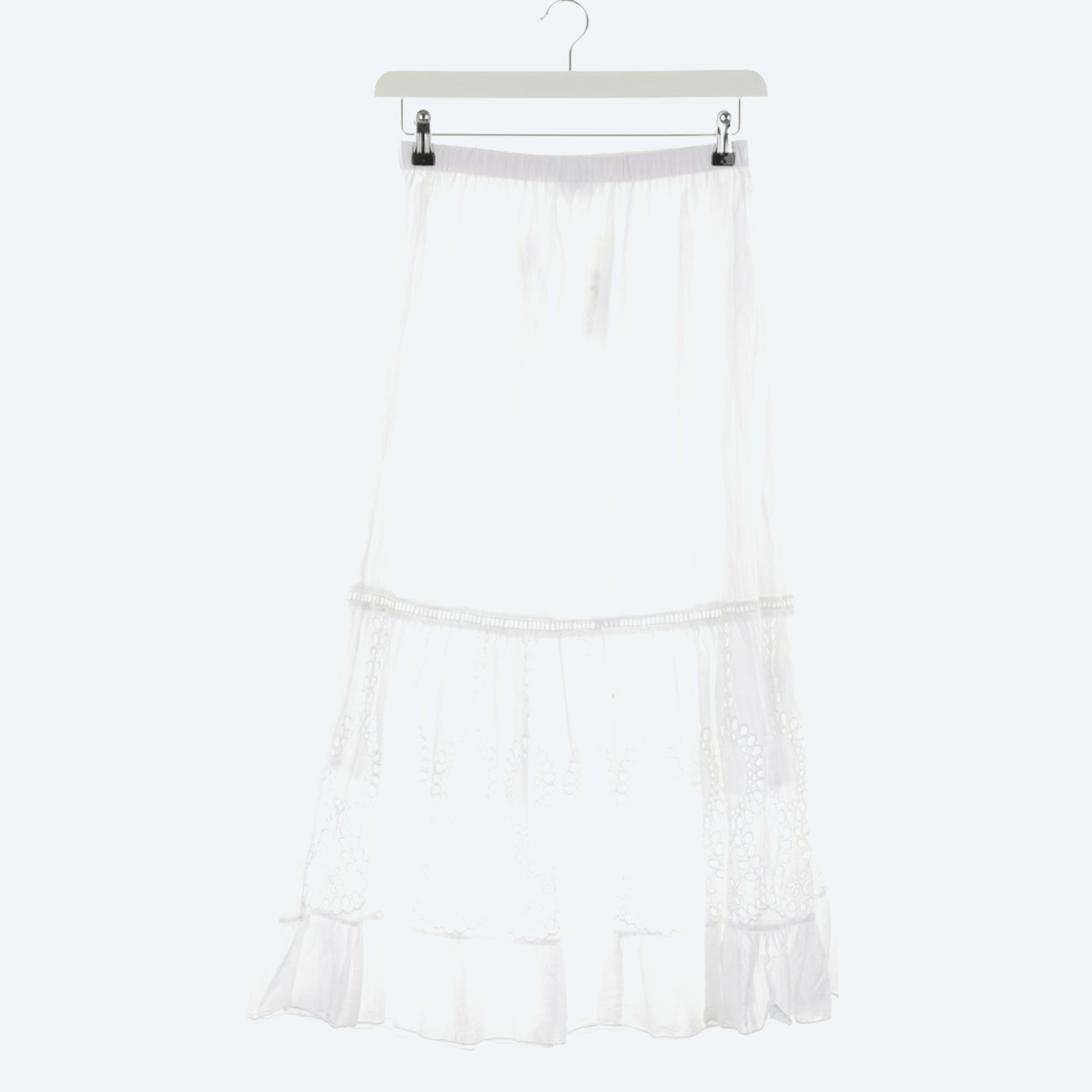 Image 1 of A-Line Skirt 40 White in color White | Vite EnVogue