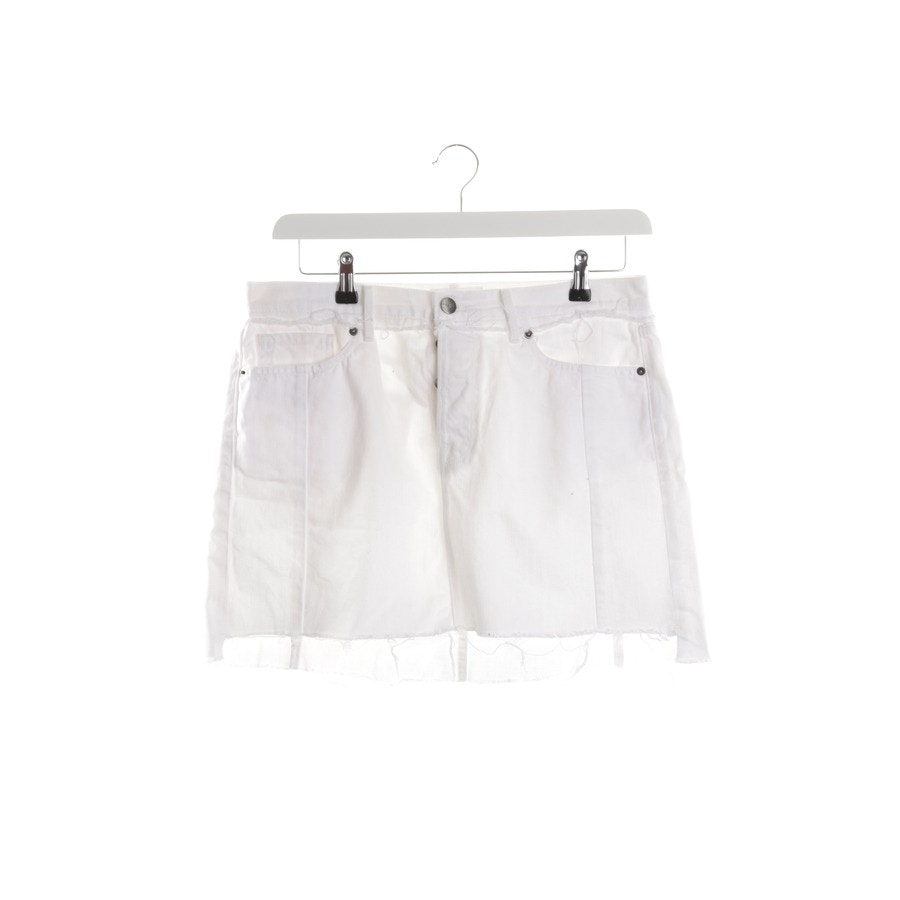 Image 1 of Mini Skirt W30 White in color White | Vite EnVogue