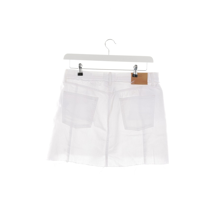 Image 2 of Mini Skirt W30 White in color White | Vite EnVogue