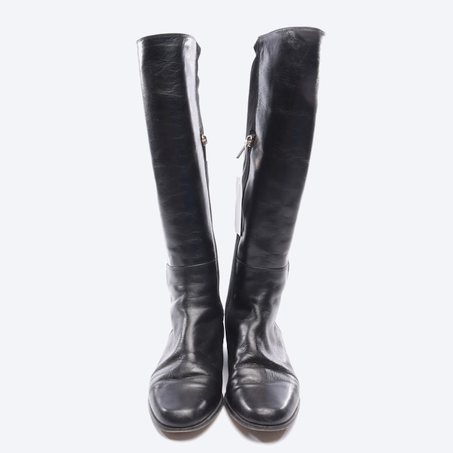 Image 2 of Calf High Boots EUR 36 Black in color Black | Vite EnVogue