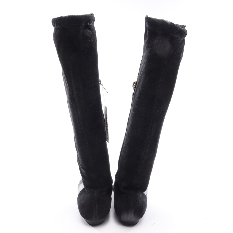 Image 3 of Calf High Boots EUR 36 Black in color Black | Vite EnVogue