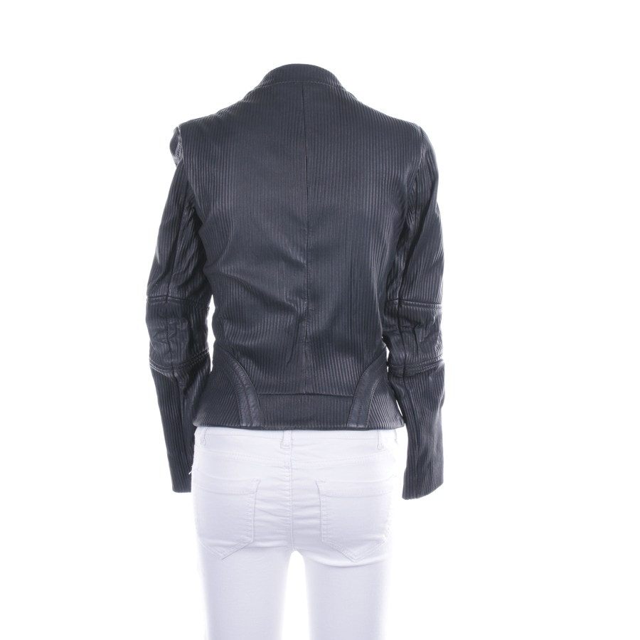 Image 2 of Leather jackets 34 Darkgray in color Gray | Vite EnVogue