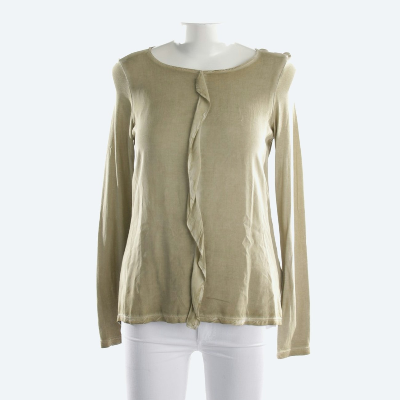 Image 1 of Long sleeve XS Khaki in color Yellow | Vite EnVogue