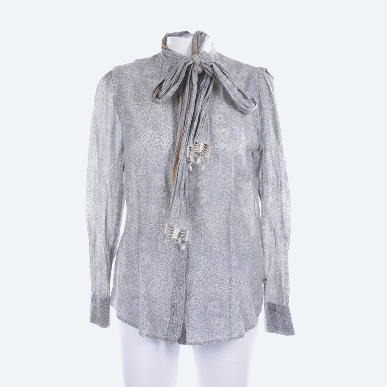 Image 1 of Blouses 38 Lightgray in color Gray | Vite EnVogue