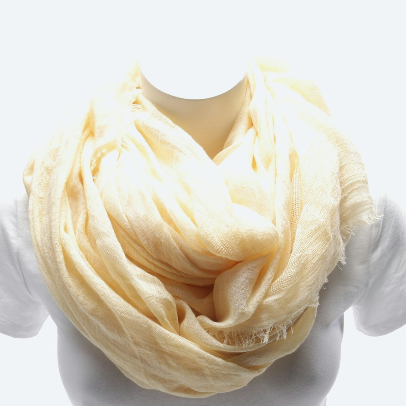 Image 1 of Shawl Pastel Yellow in color Yellow | Vite EnVogue