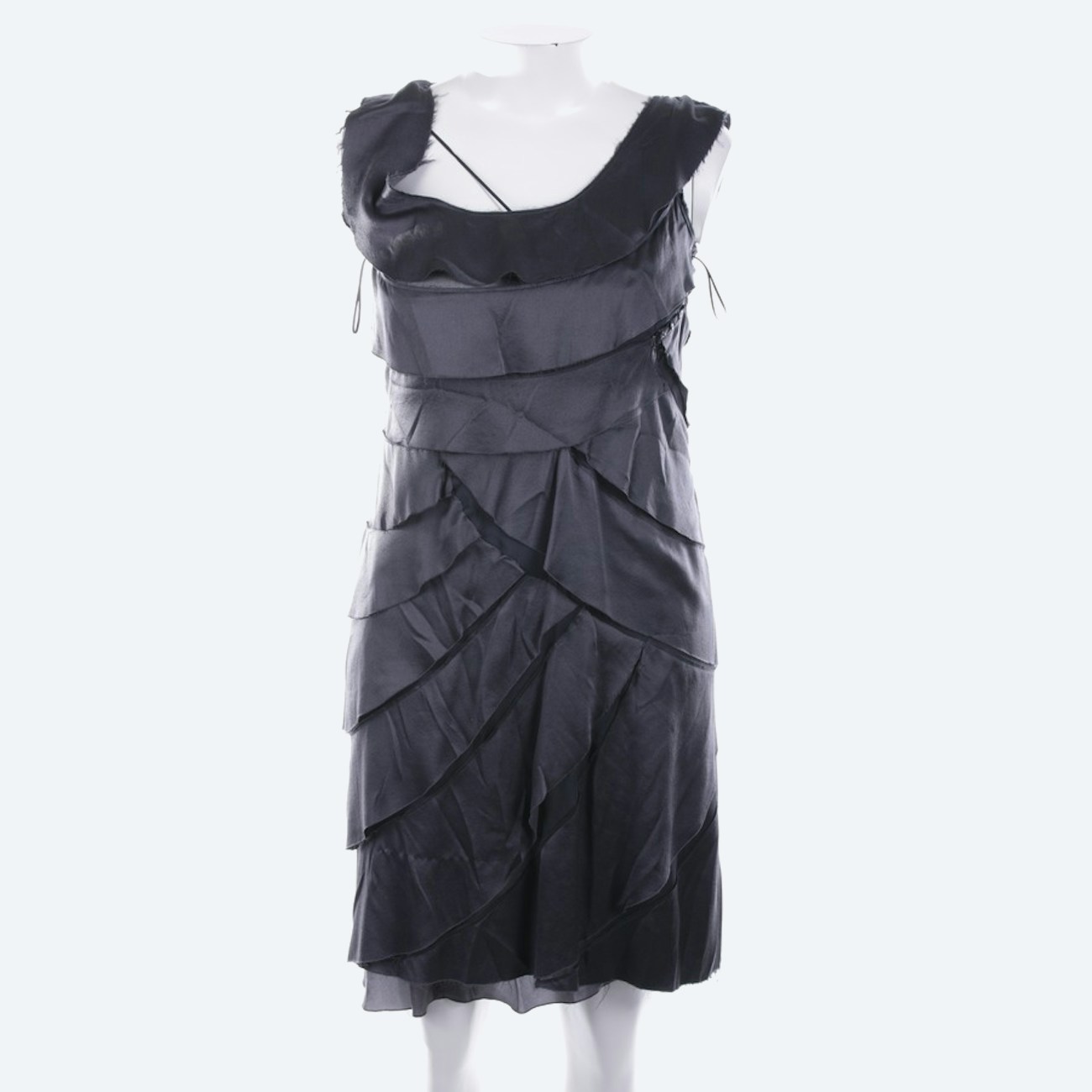 Image 1 of Silk dresses 36 Gray in color Gray | Vite EnVogue