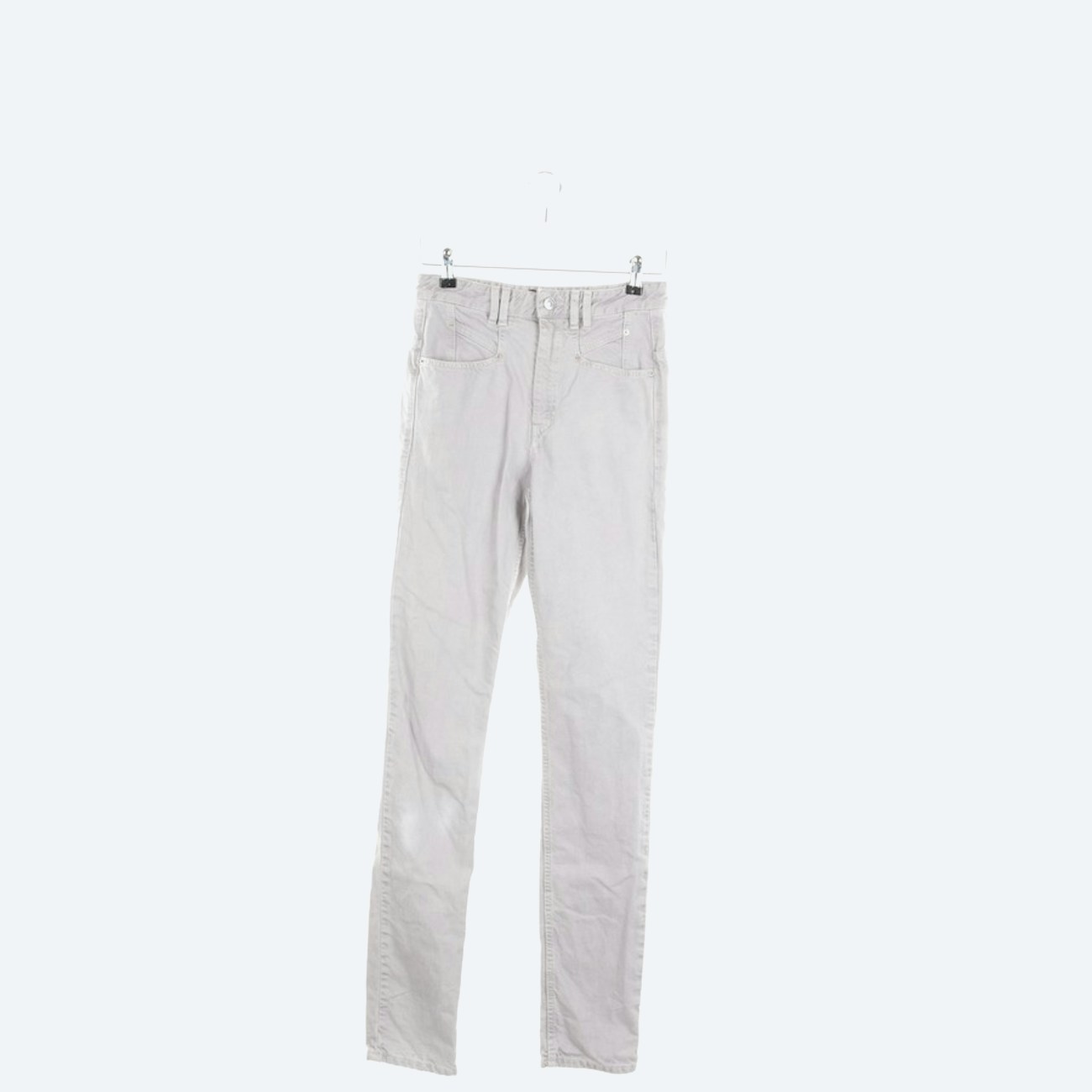 Bild 1 von Slim Fit Jeans 34 Hellgrau in Farbe Grau | Vite EnVogue