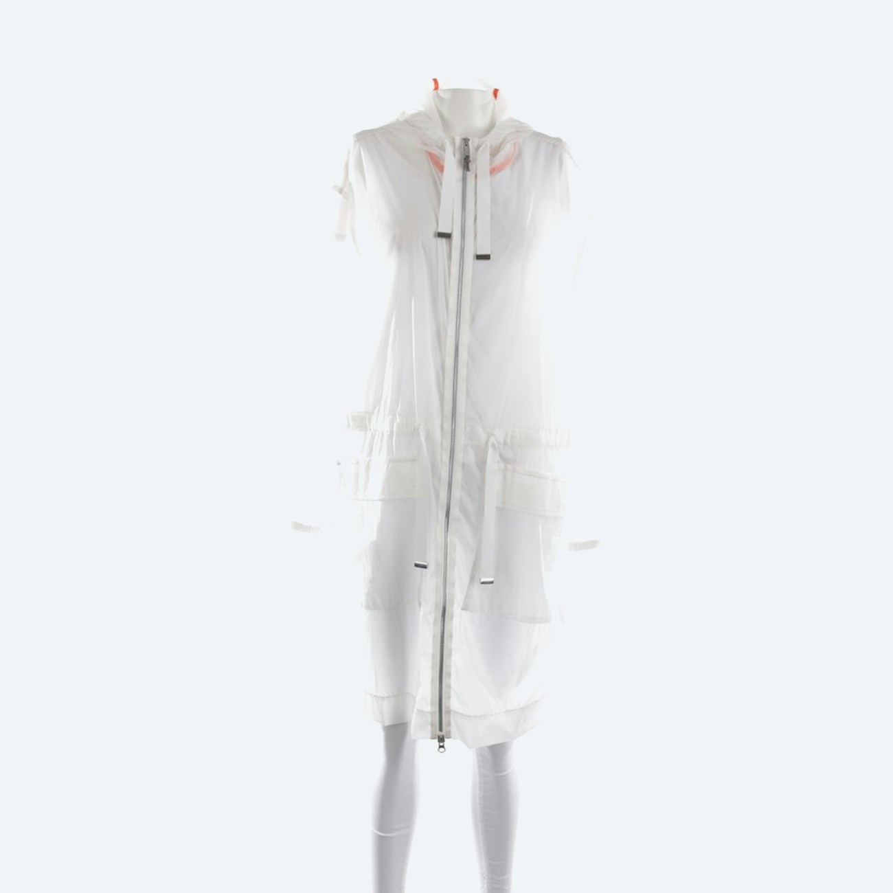 Image 1 of Between-seasons Coat 40 White in color White | Vite EnVogue