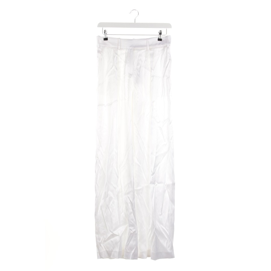 Image 1 of Pleated Trousers 38 White in color White | Vite EnVogue
