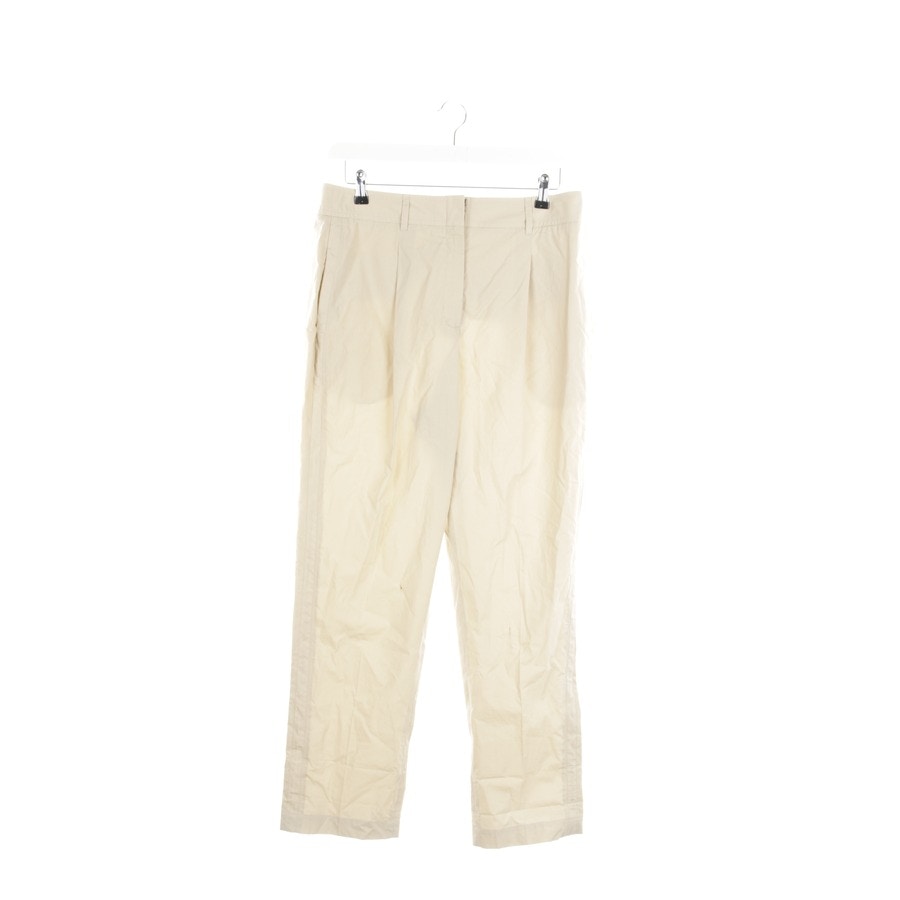 Image 1 of Pleated Trousers 40 Beige in color White | Vite EnVogue