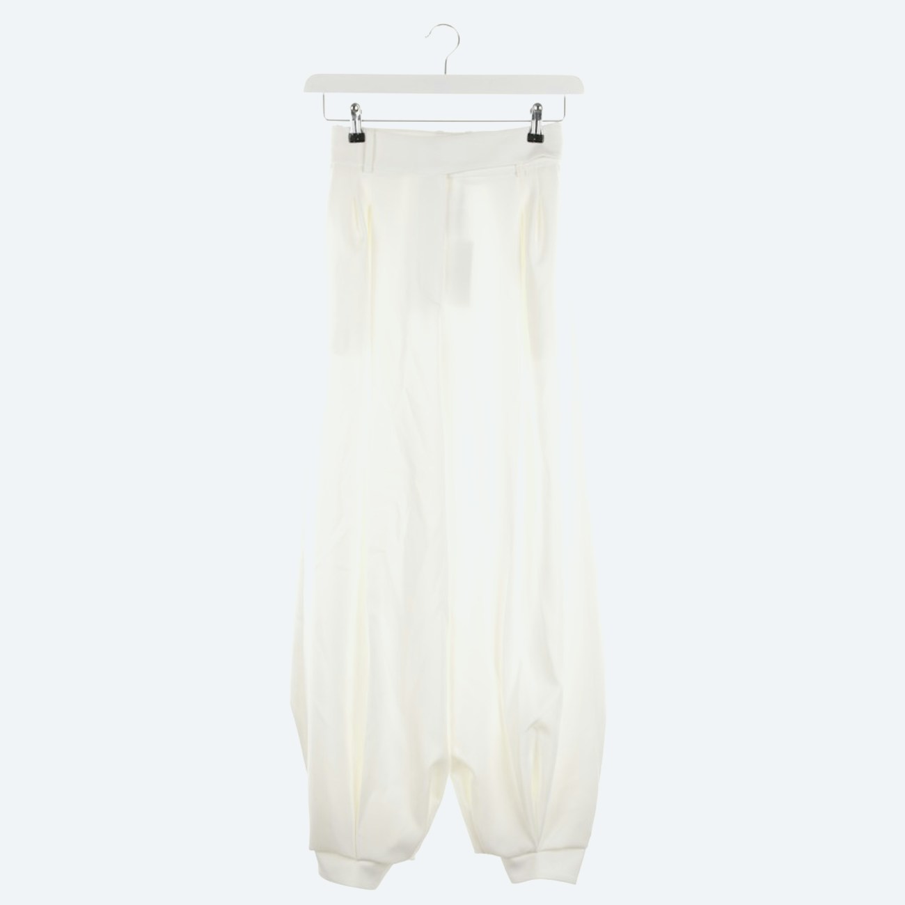 Image 1 of Pleated Trousers 34 White in color White | Vite EnVogue
