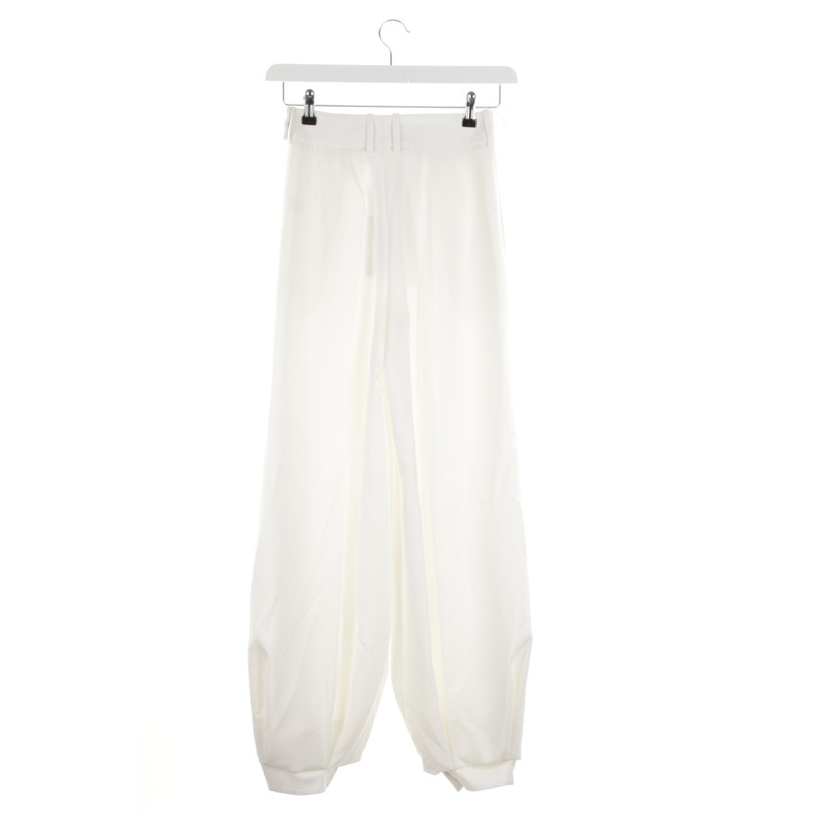 Image 2 of Pleated Trousers 34 White in color White | Vite EnVogue