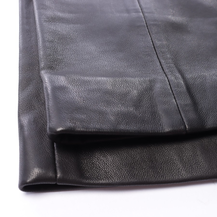 Image 3 of Leder Leather Pants 38 Black in color Black | Vite EnVogue