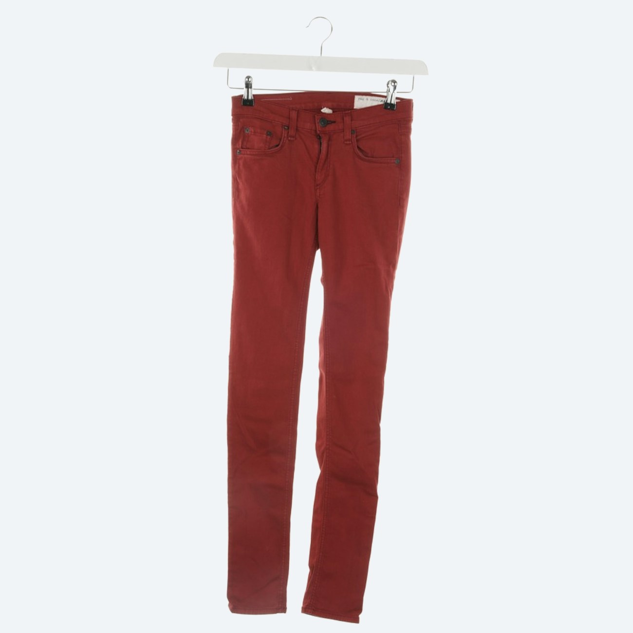 Image 1 of Skinny Jeans W24 Red in color Red | Vite EnVogue