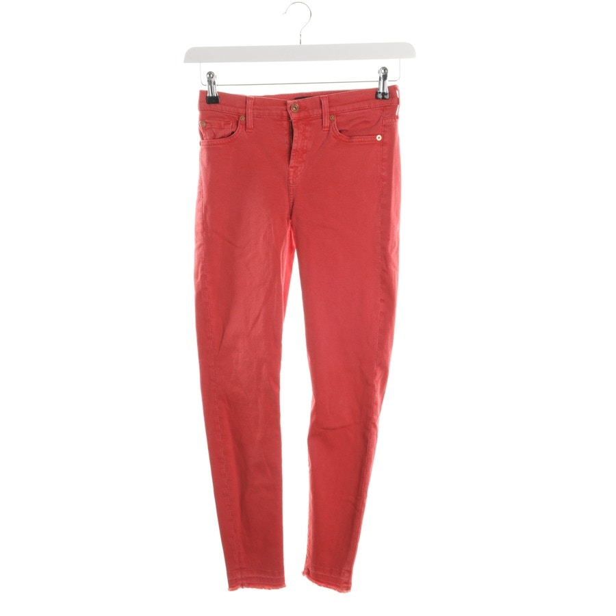 Image 1 of The Skinny Crop Skinny Jeans W26 Red in color Red | Vite EnVogue