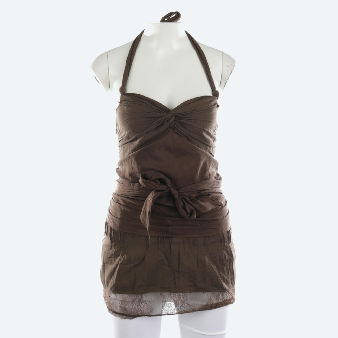 Image 1 of Silk tops XS Brown in color Brown | Vite EnVogue