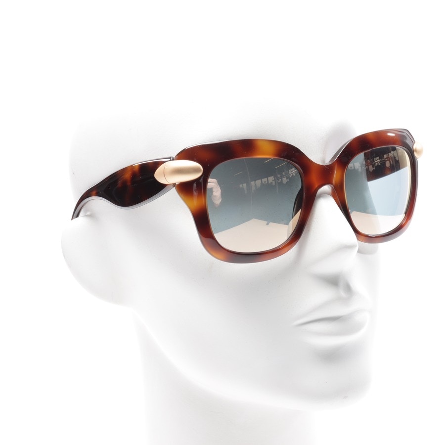 Image 3 of PM 0017S Sunglasses Dark Brown in color Brown | Vite EnVogue