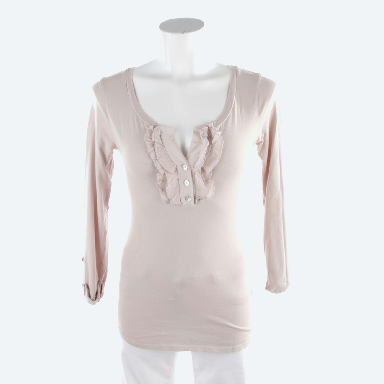 Image 1 of Longsleeve XS Beige in color White | Vite EnVogue