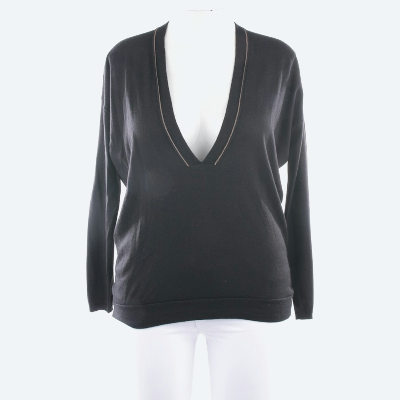 Image 1 of Kaschmir Pullover XL Black in color Black | Vite EnVogue