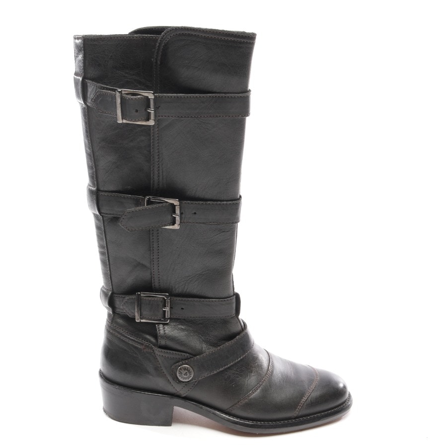 Image 1 of Calf High Boots EUR 36 Black in color Black | Vite EnVogue