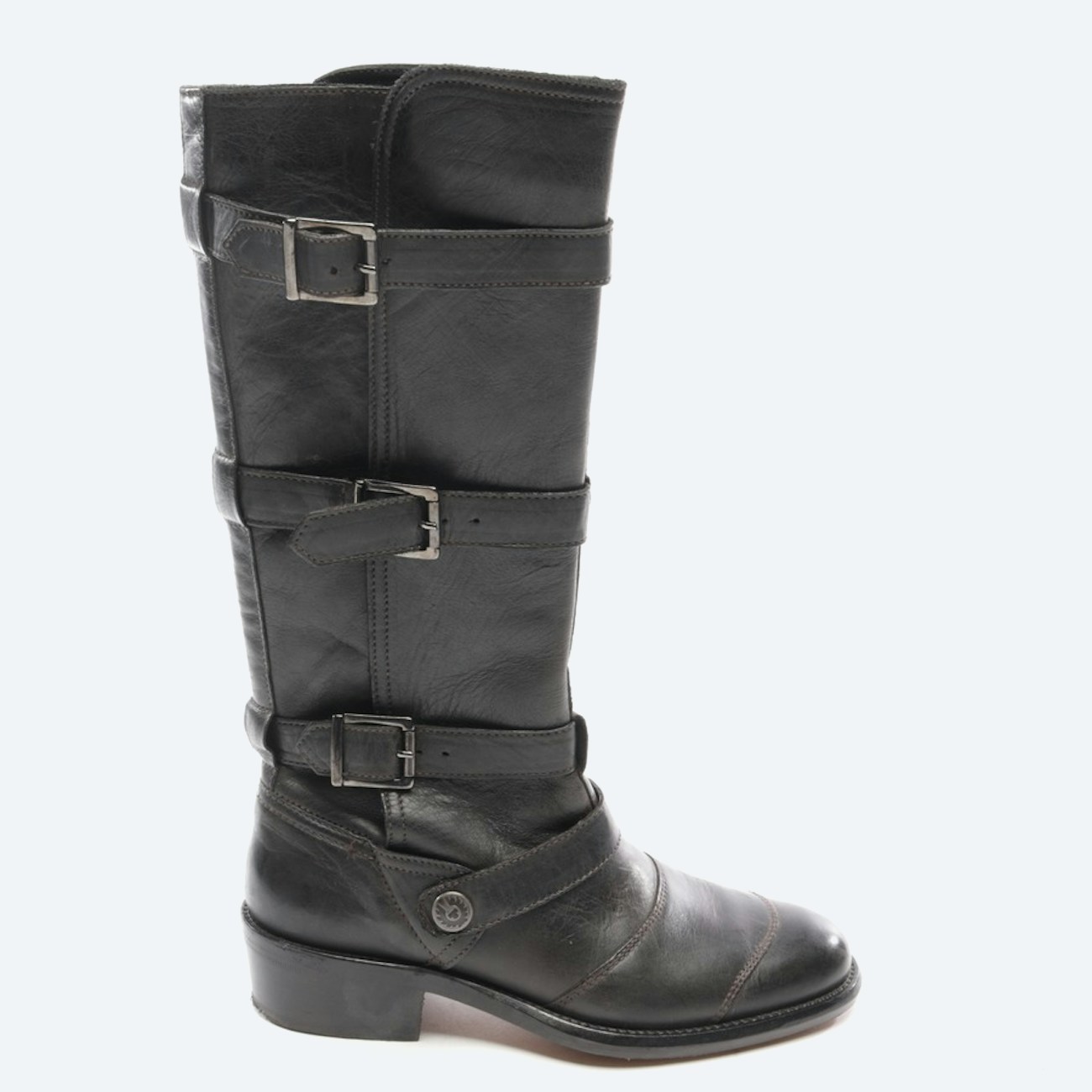 Image 1 of Calf High Boots EUR 36 Black in color Black | Vite EnVogue