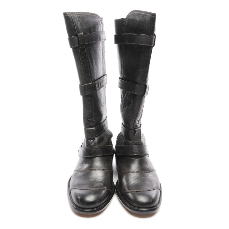 Image 2 of Calf High Boots EUR 36 Black in color Black | Vite EnVogue
