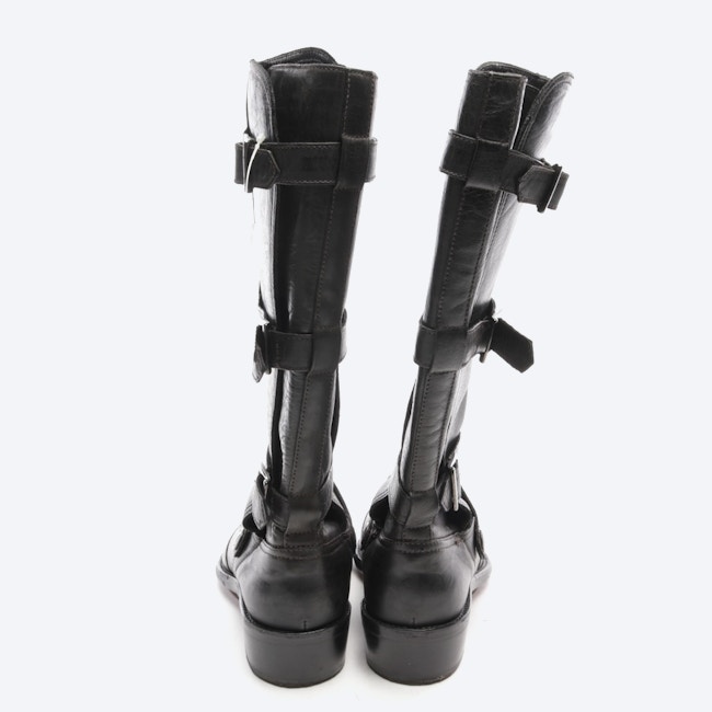 Image 3 of Calf High Boots EUR 36 Black in color Black | Vite EnVogue