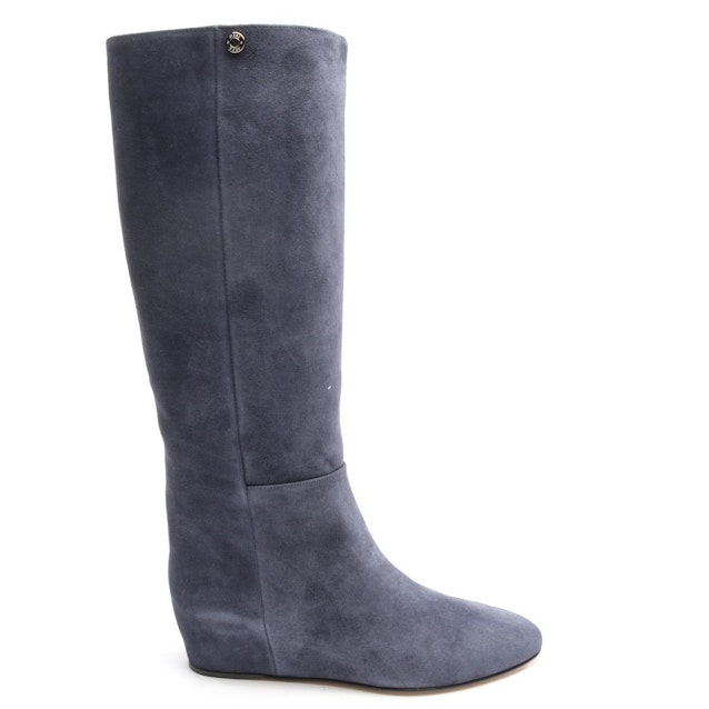Image 1 of Olivia Knee High Boots EUR 40.5 Steelblue | Vite EnVogue