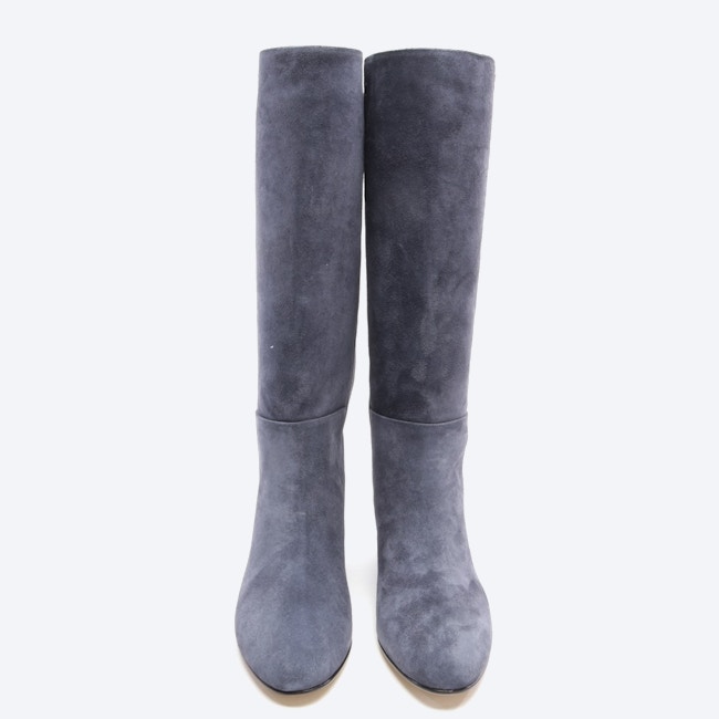 Image 2 of Olivia Knee High Boots EUR 40.5 Steelblue in color Blue | Vite EnVogue