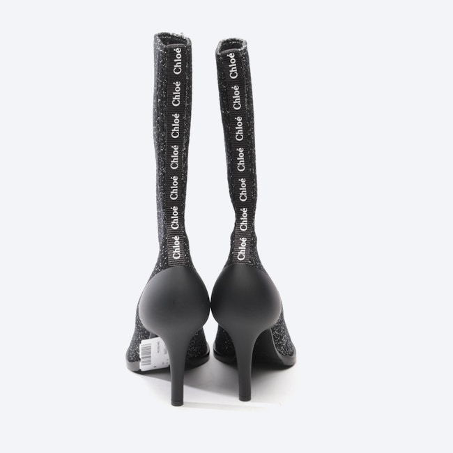 Image 3 of Calf High Boots EUR 37.5 Black in color Black | Vite EnVogue