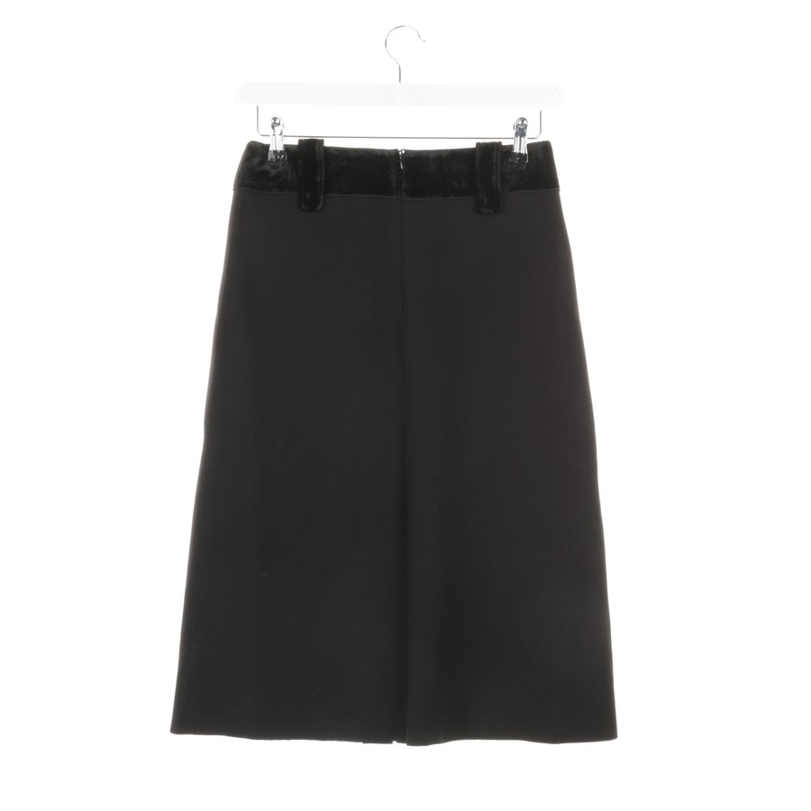 Image 2 of A-Line Skirts 36 Black in color Black | Vite EnVogue