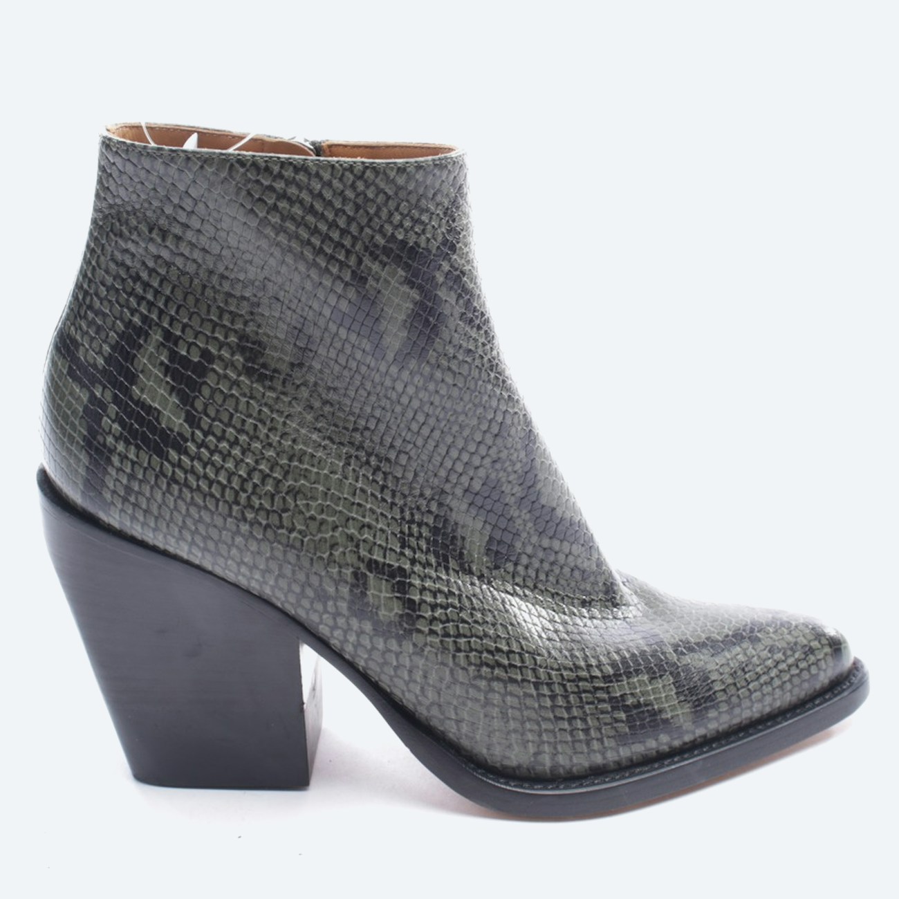 Image 1 of Ankle Boots EUR 37.5 Green in color Green | Vite EnVogue