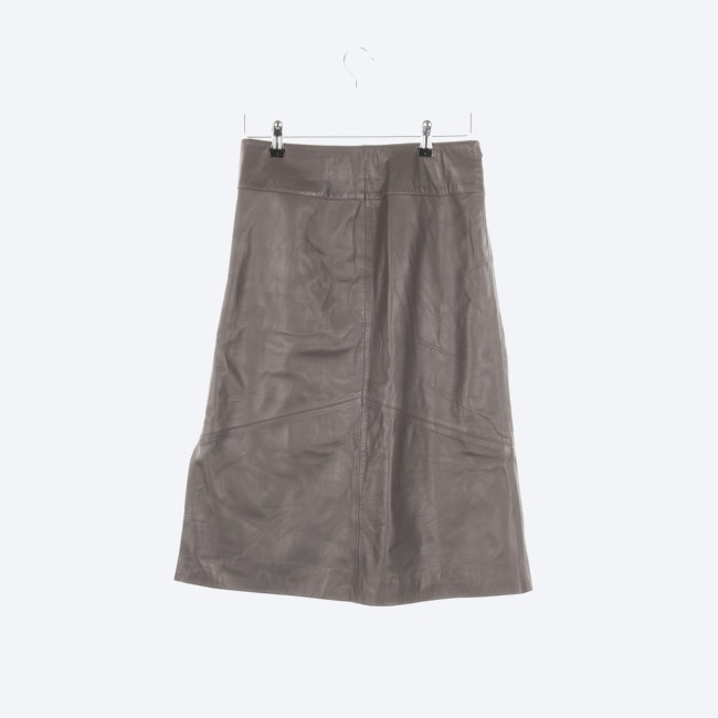 Image 2 of Leather Skirts 36 Gray in color Gray | Vite EnVogue