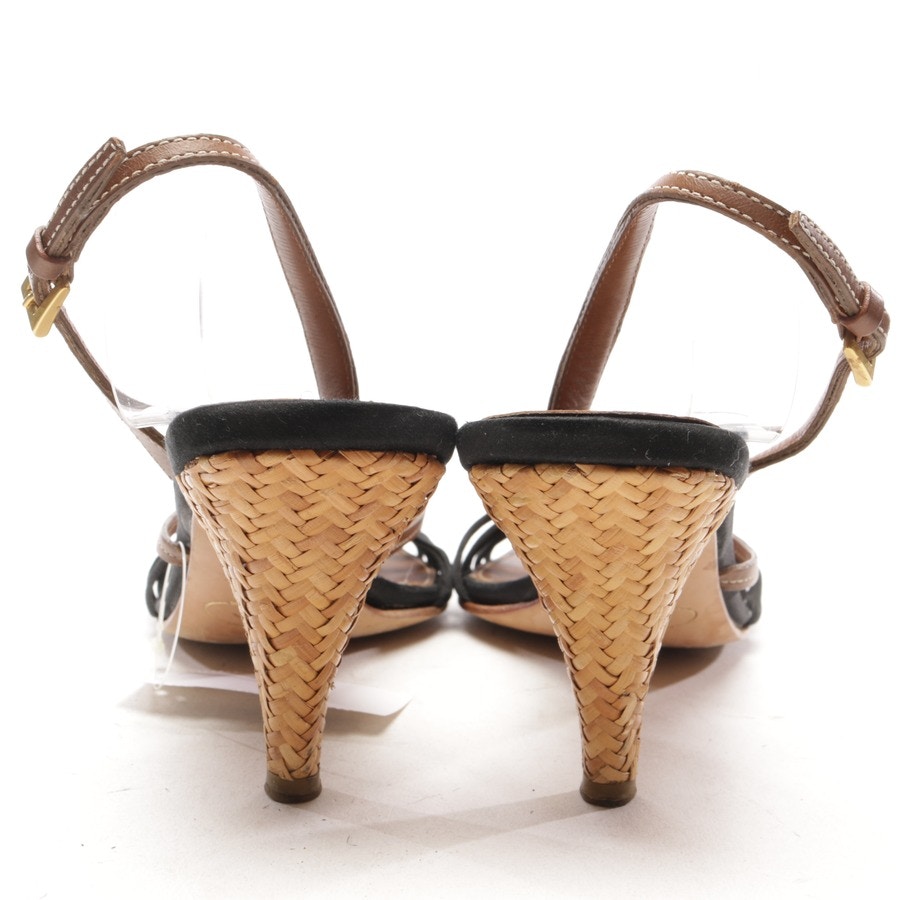 Image 3 of Heeled Sandals EUR 39 Cognac in color Brown | Vite EnVogue