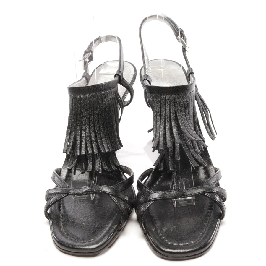 Image 2 of Heeled Sandals EUR 38.5 Black in color Black | Vite EnVogue
