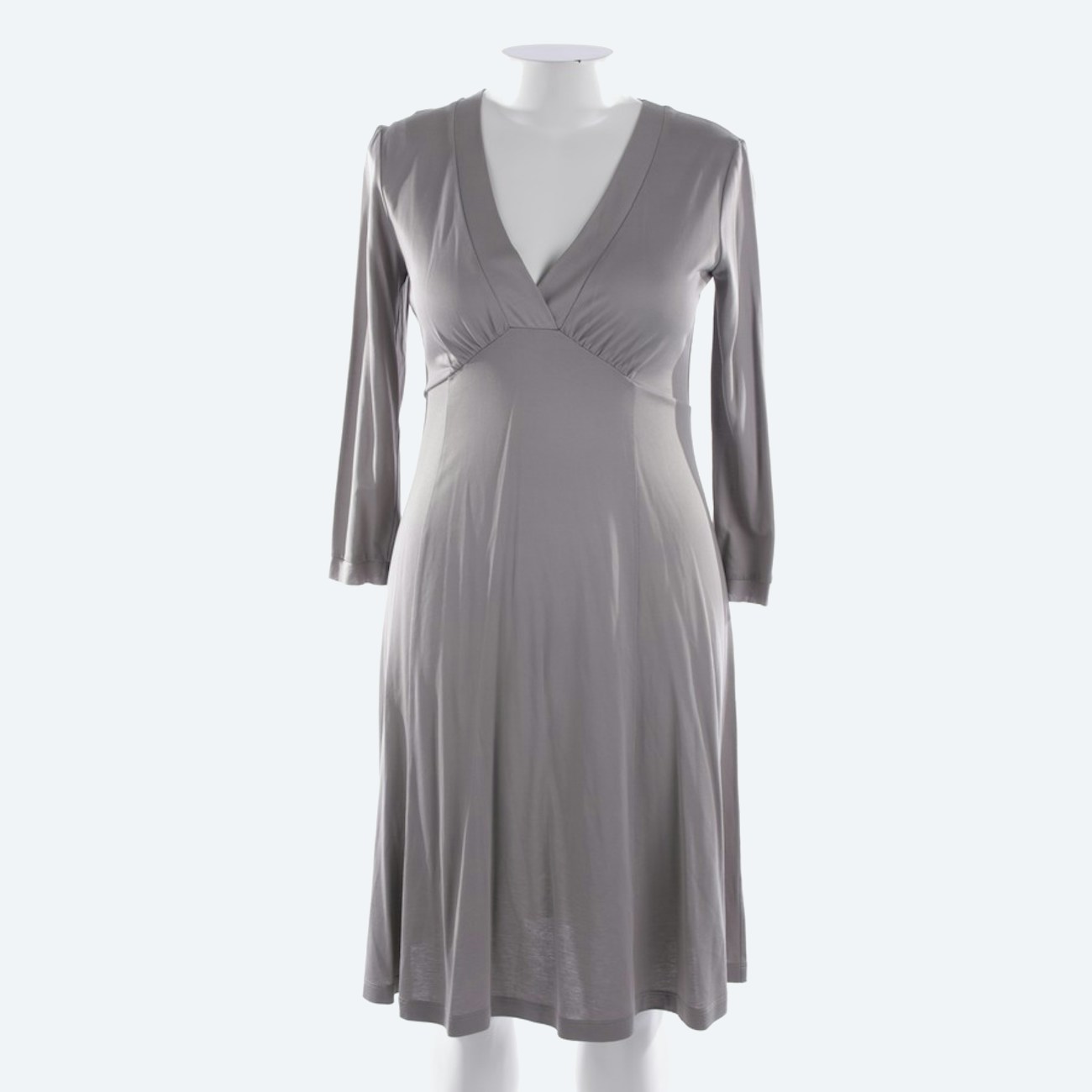 Image 1 of Dress 42 Gray green in color Gray | Vite EnVogue