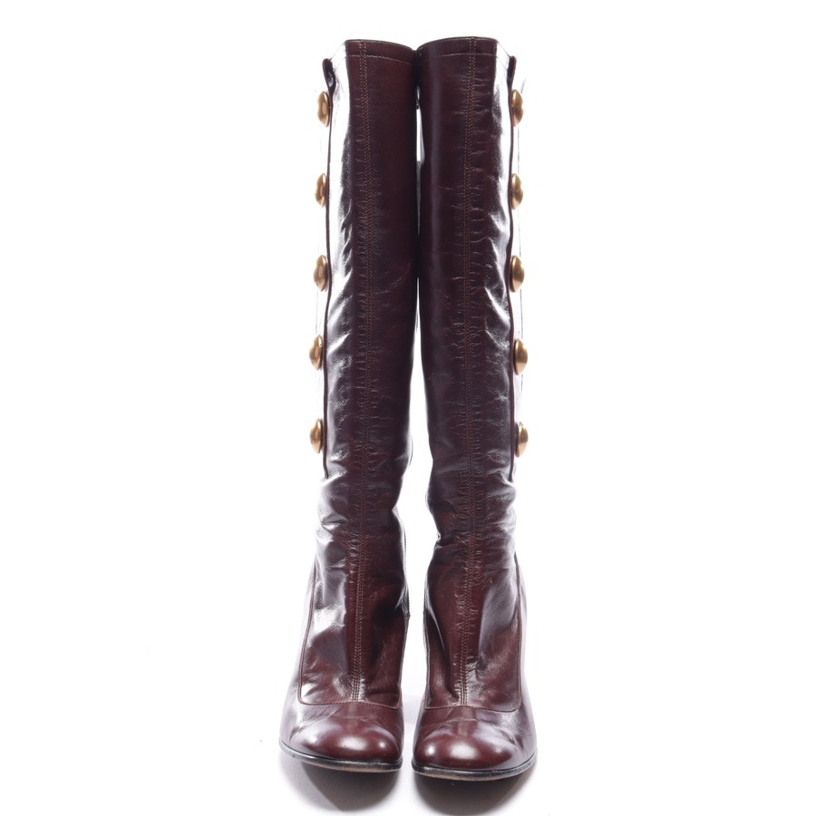Image 4 of Boots EUR 36 Mahogany Brown in color Brown | Vite EnVogue
