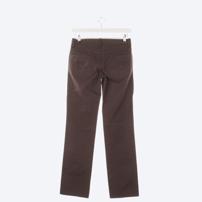 Image 2 of Trousers W28 Dark brown in color Brown | Vite EnVogue