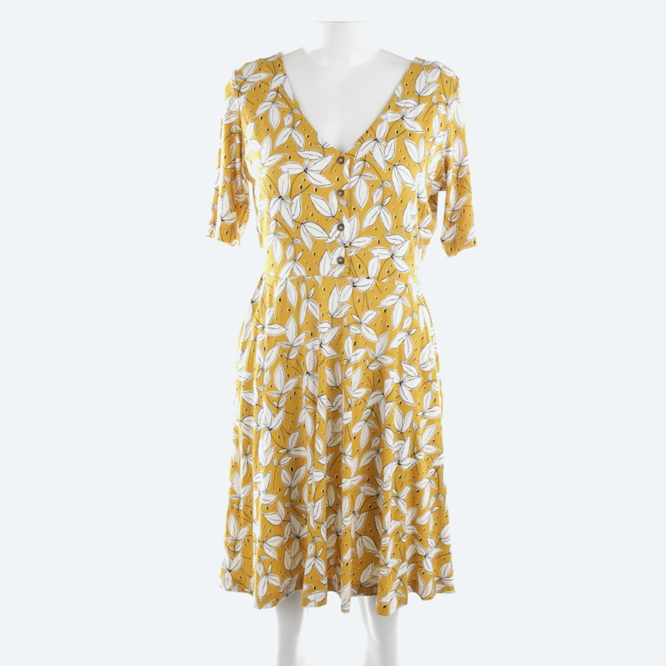 Image 1 of Dress L Yellow in color Yellow | Vite EnVogue