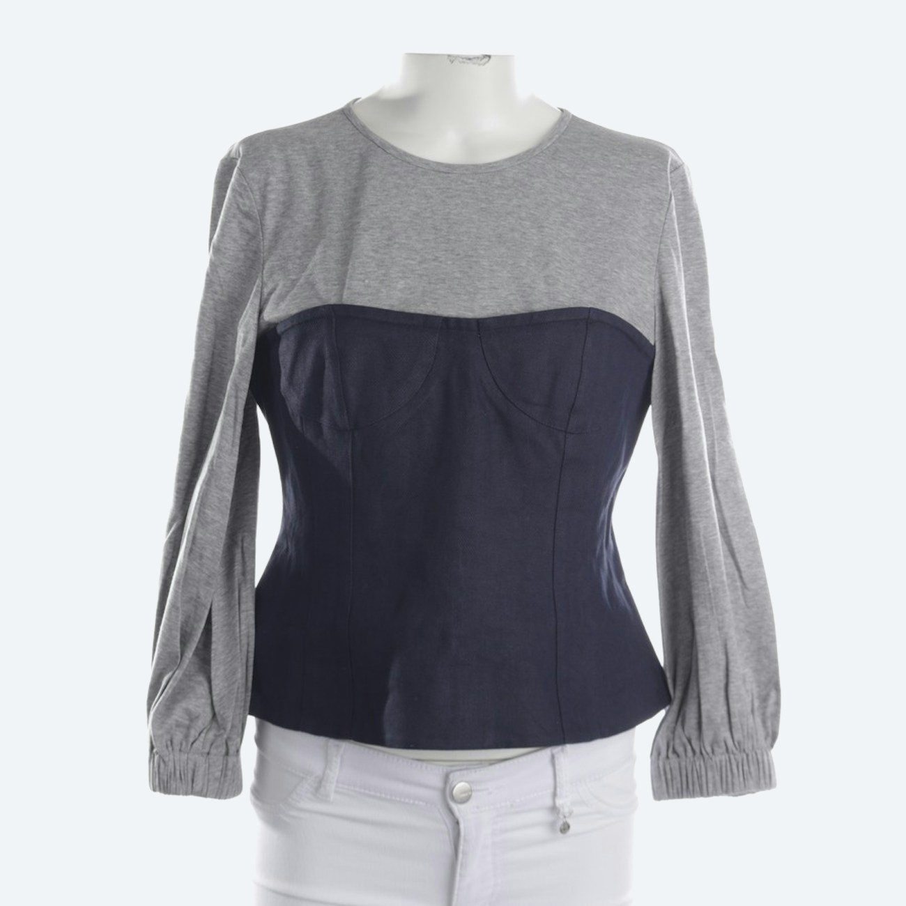 Image 1 of Shirts 36 Lightgray in color Gray | Vite EnVogue