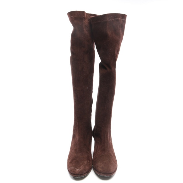 Calf High Boots EUR 40 Dark brown | Vite EnVogue