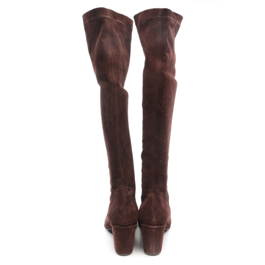 Image 3 of Calf High Boots EUR 40 Brown in color Brown | Vite EnVogue