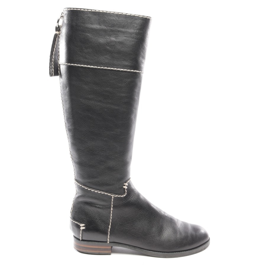 Image 1 of Calf High Boots EUR 39 Black in color Black | Vite EnVogue