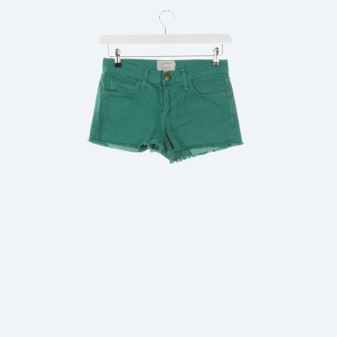 Image 1 of Shorts W24 Emerald green in color Green | Vite EnVogue
